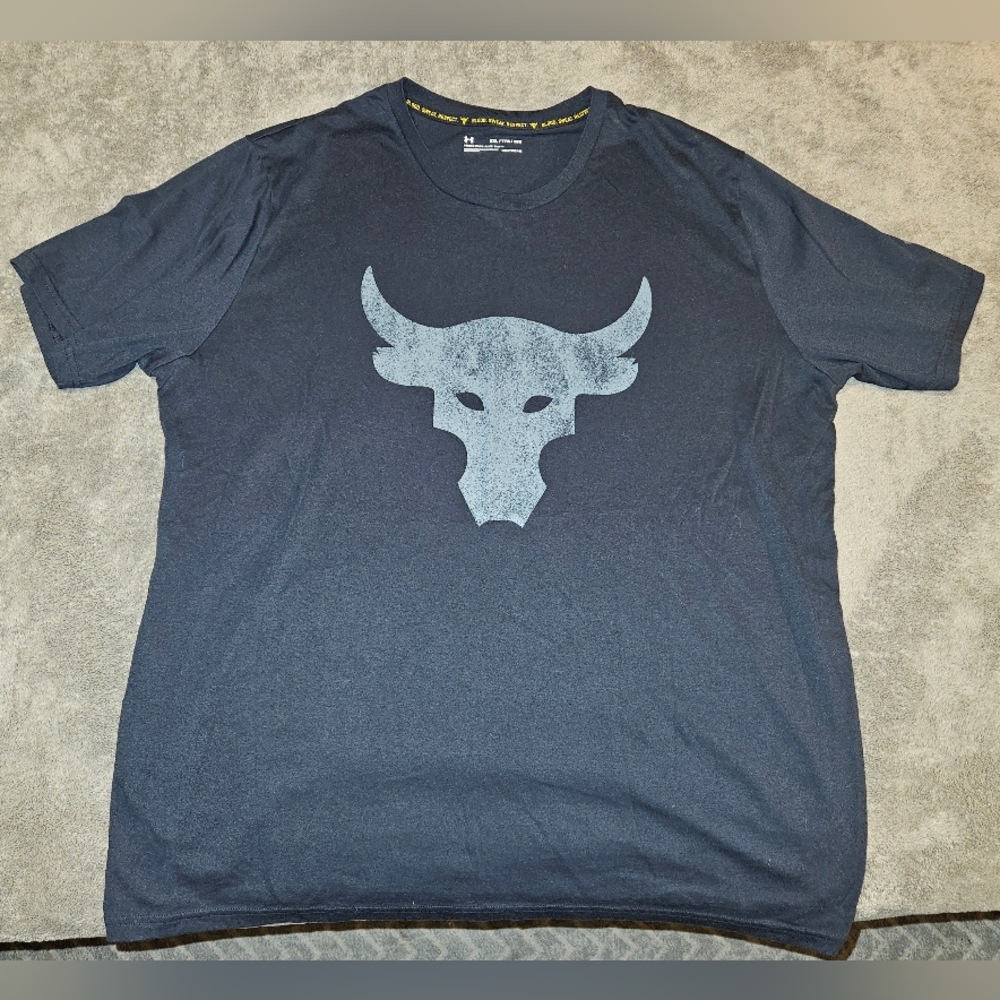 Under Armour Men's Project Rock - Bull Graphic Tee - Black